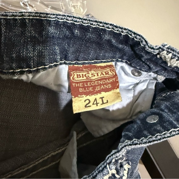 Big Star Dark Blue Flare Jeans - Picture 7 of 7